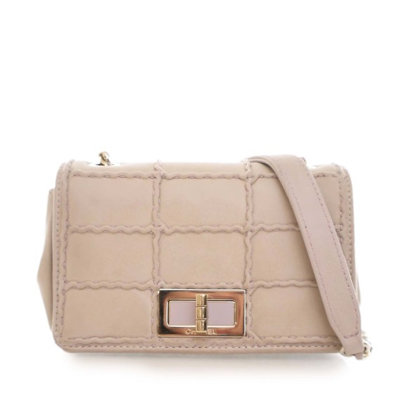 Pre-Loved Chanel Mini Reissue 2.55 Iridescent Lambskin Stitched Single Flap - Picture 1 of 12